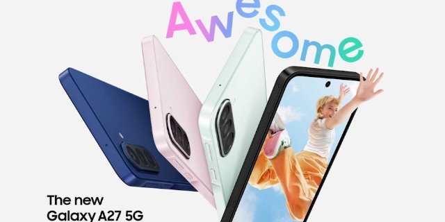 Samsung официально представила Galaxy A27 5G с AMOLED-экраном 120 Гц, Snapdragon 6 Gen 3 и защитой IP64