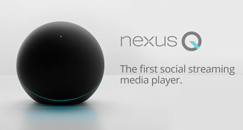 Социальный медиаплеер Google Nexus Q