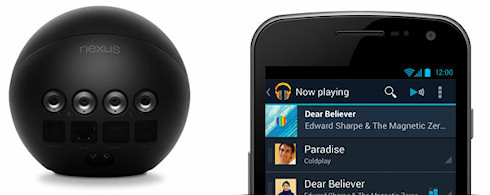 Социальный медиаплеер Google Nexus Q