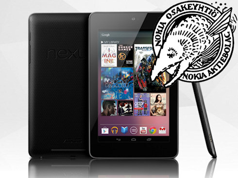 Nokia заявила о нарушении своих патентов в Google Nexus 7