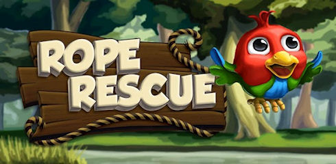 Rope Rescue: спасти попугаев
