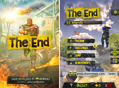 Раннер TheEndApp для iOS