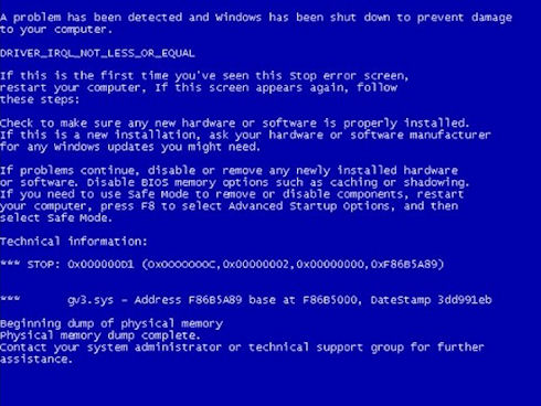 Антивирус SONAR обрушил компьютеры с Windows XP