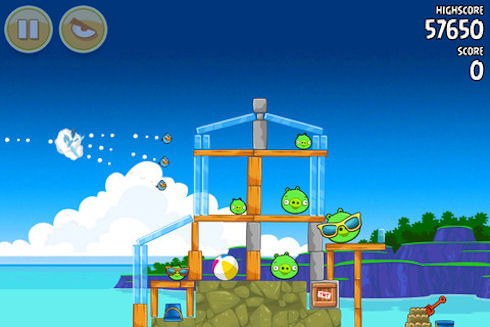 Angry Birds для iOS получила 15 новых уровней