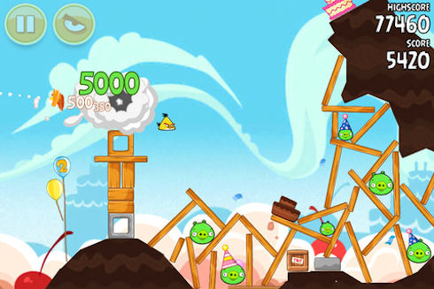 Angry Birds для iOS получила 15 новых уровней
