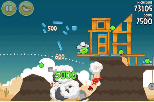 Angry Birds для iOS получила 15 новых уровней