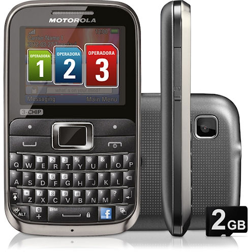 Недорогой Motorola Motokey EX117 с тремя SIM-картами