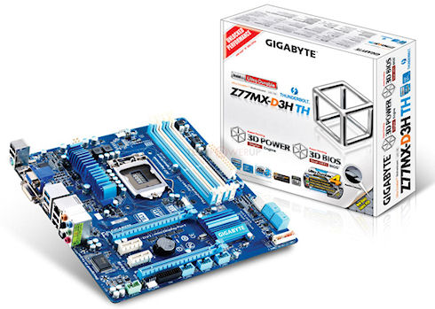 Материнская плата Gigabyte с двумя портами Thunderbolt