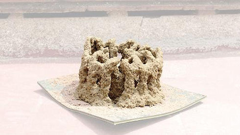 Песочный строитель Stone Spray Robot