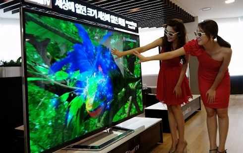 Телевизор LG с диагональю 84 дюйма