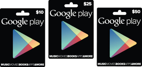 Начинаются продажи Google Play Gift