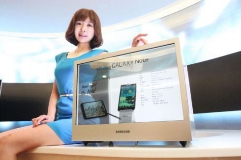 Прозрачные видеопанели от Samsung