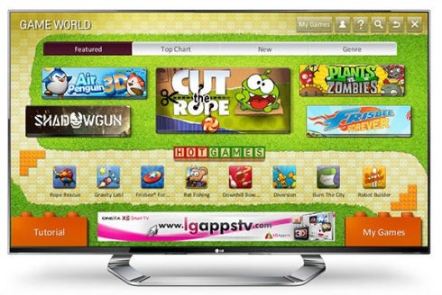 LG запускает игровой ресурс для SmartTV
