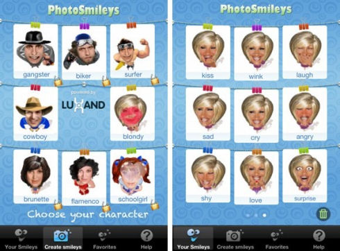 PhotoSmileys: улыбка в комплекте