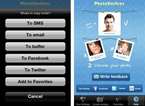PhotoSmileys: улыбка в комплекте