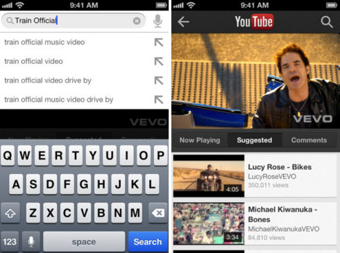 Клиент YouTube снова доступен для iOS