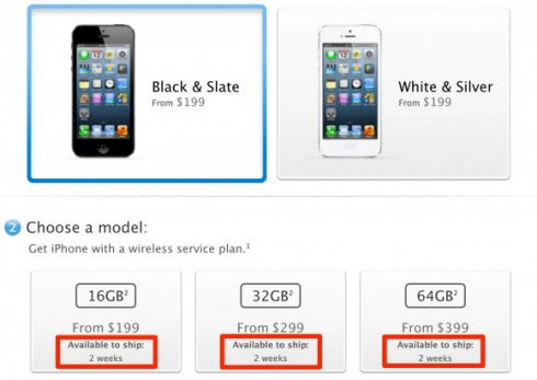 iPhone 5 бьет рекорды продаж