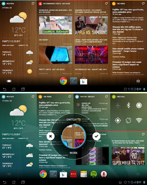 Графическая оболочка Chameleon для Android