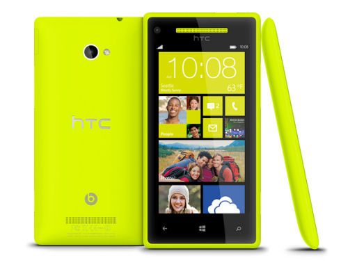 HTC 8X – мощный и яркий
