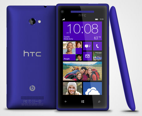 HTC 8X – мощный и яркий