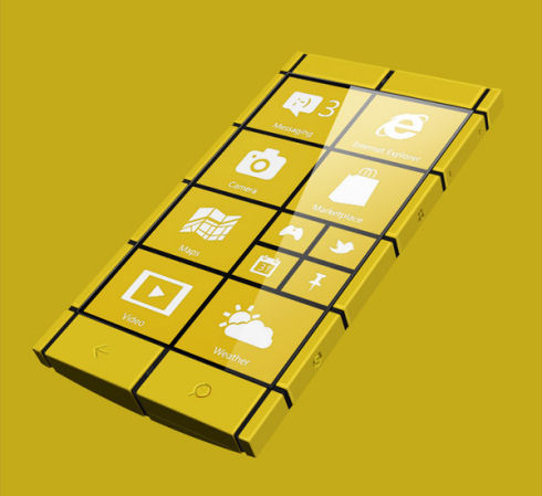 Смартфон WP8 по-гречески