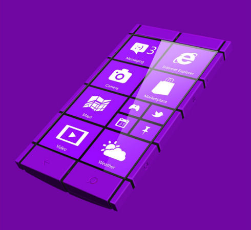 Смартфон WP8 по-гречески