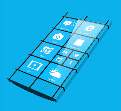 Смартфон WP8 по-гречески