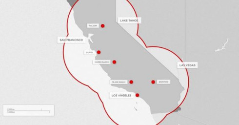 Зарядная сеть Supercharger для электрокаров Tesla Motors