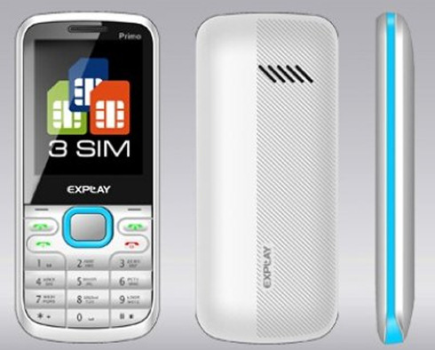 Explay Primo с поддержкой трех SIM-карт