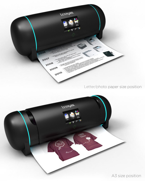Принтер Retractable – цветная компактность Принтер Retractable – цветная компактность