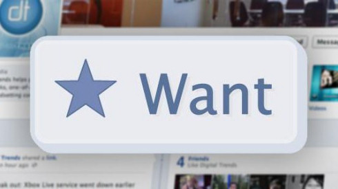 Want и Collect – две новые кнопки в Facebook