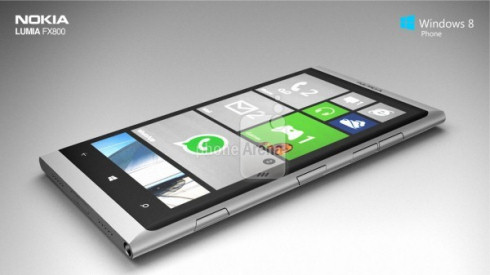Nokia Lumia FX800: концептуально