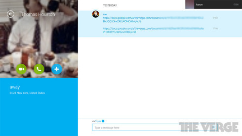 Skype и плитка: скоро вместе!