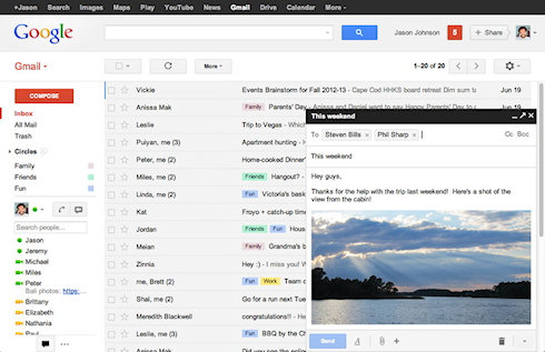 Обновление Gmail: пишем письма по-новому