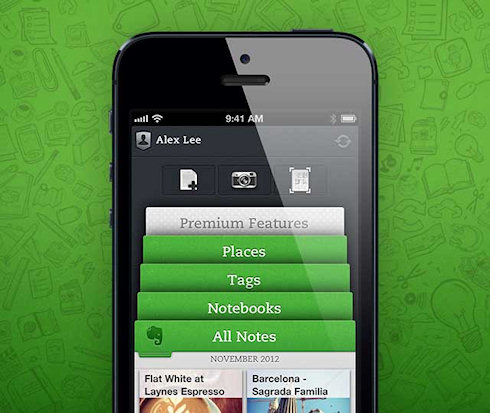 Обновленный Evernote 5