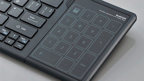 Клавиатура Elecom с тачпадом для Windows 8