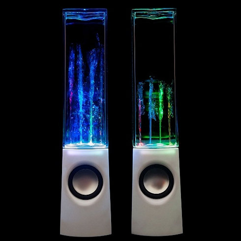 Свет и музыка в Water Dancing Speakers