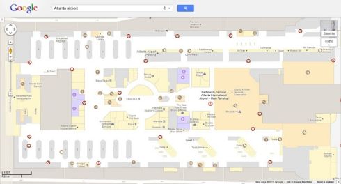 Google Maps включил отображение планов помещений