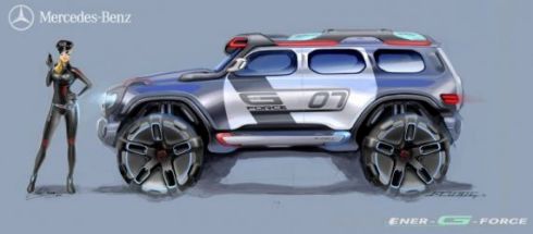 Mercedes Ener-G-Force – концепт внедорожника на воде