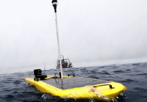 Робот PacX Wave Glider завершил «морской марафон»