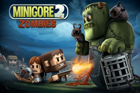 Бегаем и стреляем в Minigore 2: Zombies