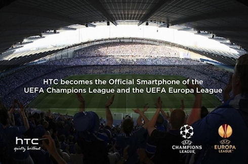 HTC стала официальным партнером Лиги Чемпионов