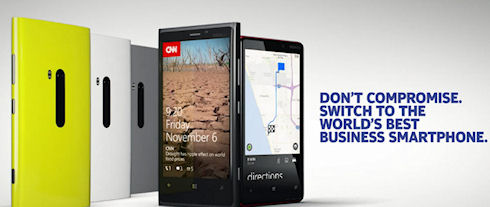Nokia объявила смартфоны Lumia лучшими для бизнеса