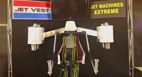 Kickstarter помогает в сборе средств на реактивный ранец Jet Vest