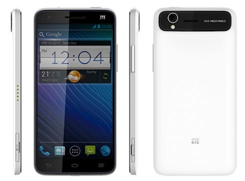 Смартфон ZTE Grand S показан на CES 2013
