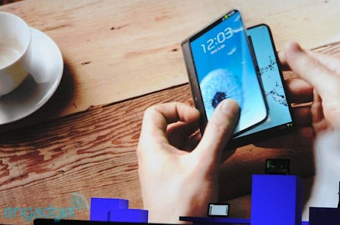 Гибкие дисплеи Samsung Youm показаны на CES 2013