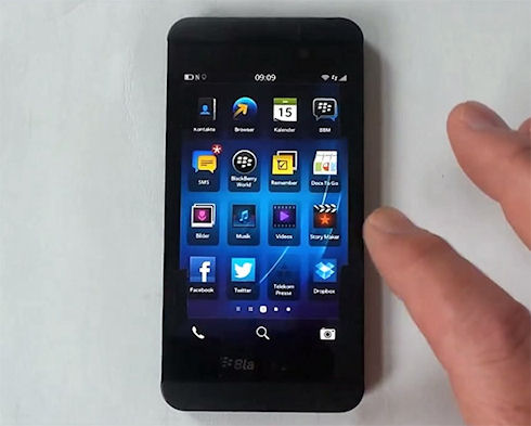 Видео-обзор нового смартфона Blackberry Z10