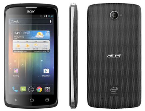 Acer Liquid C1 - смартфон на базе Intel Atom