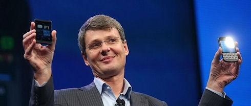 Акции BlackBerry упали в цене после презентации BlackBerry 10