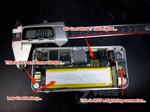 Фото iPhone 5S оказались подделкой